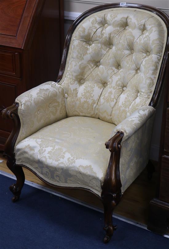 A Victorian nursing chair